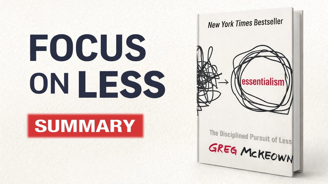 Essentialism by Greg McKeown — The Disciplined Pursuit of Less (Book Summary)